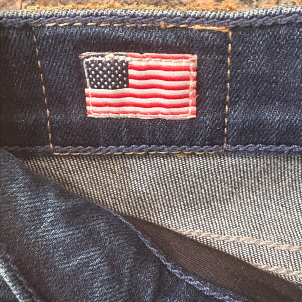 NWOT True Religion Cora Straight Leg Patched Jeans Size 29 - Picture 13 of 15